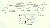 Arnold Group at UWM-Publications: Enantioselective Catalytic Reactions with Chiral Phosphoramidites-Catalytic Enantioselective Synthesis of Prostaglandin E1 Methyl Ester using a Tandem 1,4-Addition-Aldol Reaction to a Cyclopenten-3,5-dione Monoacetal